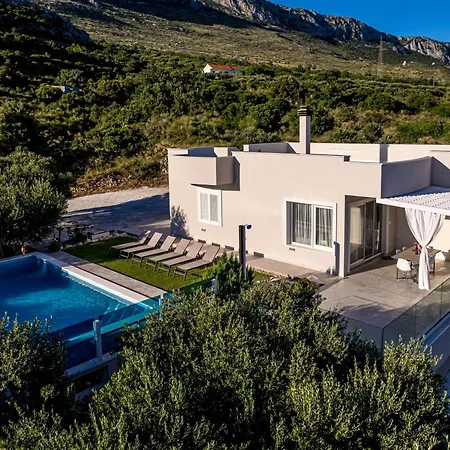 Dalmatina Hill House - Private Pool, Sea And Hill View, Rooftop Terrace, Free Parking Villa